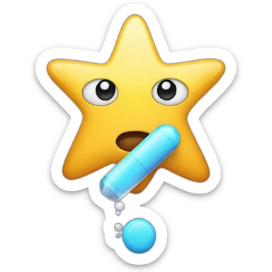 A drug with a star sticker