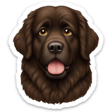 newfoundland canada brown sticker