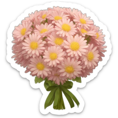 ta bouquet of chrysanthemums sticker