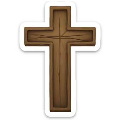 Cross sticker