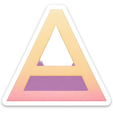 Delta Zeta Letters sticker