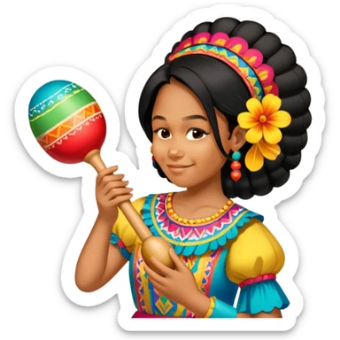 Maraca Player sticker