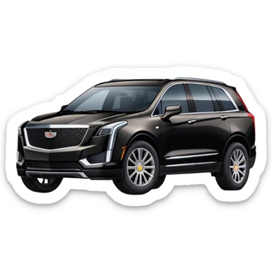 ALL Black CADILLAC XT6  sticker