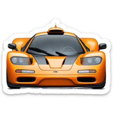 mclaren f1 car sticker