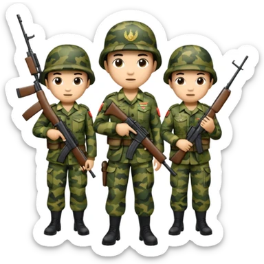 thai army sticker