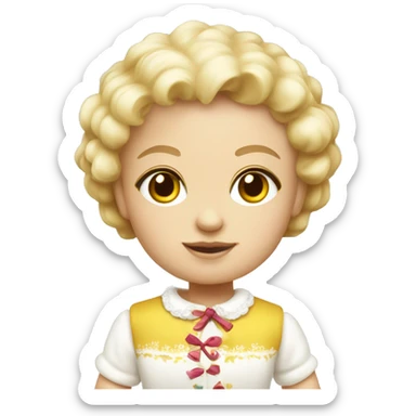 polish toy doll sticker