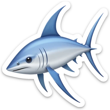 a swordfish sticker