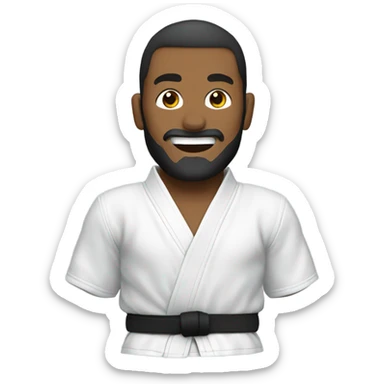 Jiujitsu blue belt sticker