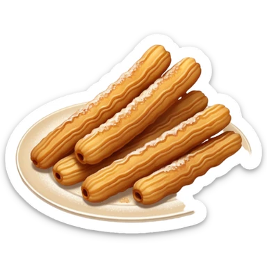 THE CHURROS MAKE IT BLACK sticker