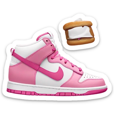 Pink Nike dunks sticker