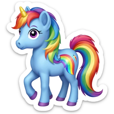 a little pony emoji sticker