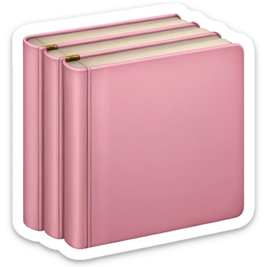 libros rosas clarito sticker