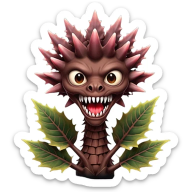 A demogrogonfrom Stranger Things sticker