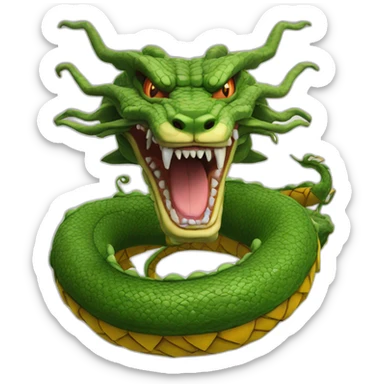 shenron dbz sticker