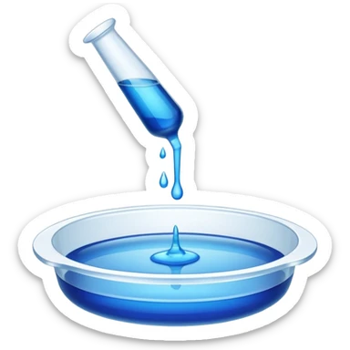 Pipette dish sticker