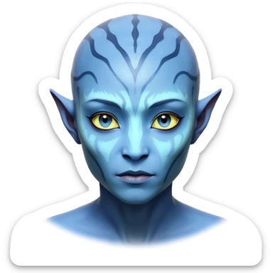 As an Avatar Na’vi sticker