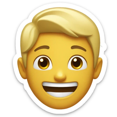 cheerful smiles of friendship sticker