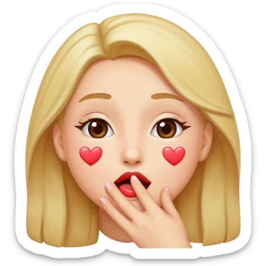 Catching kisses  sticker