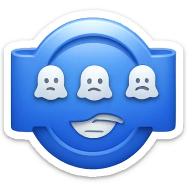 Facebook blue verification badge icon  sticker