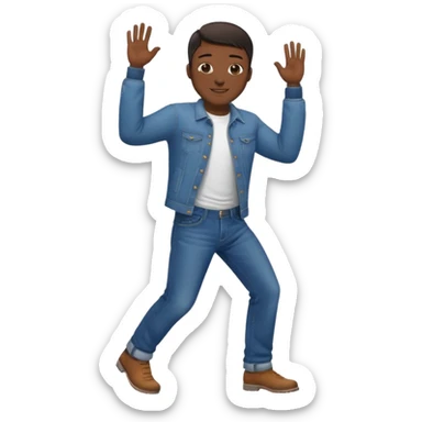 Chinese man twerking clothed this time MAKE HIM SHAKE HIS BOOTY sticker