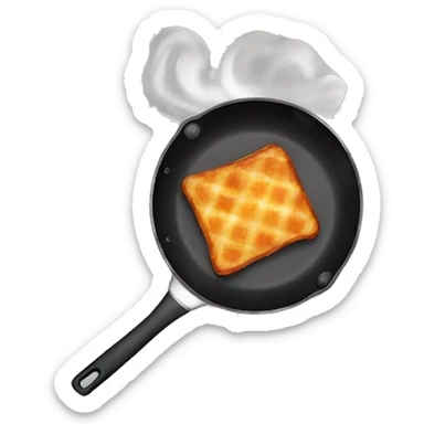 Frying pan sticker