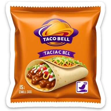 mild sauce from taco bell sticker