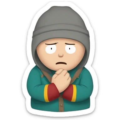 Eric Cartman crying  sticker