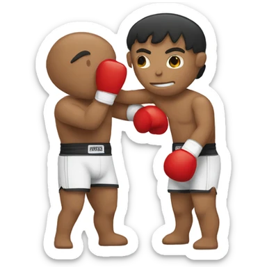 Boxeur en sang sticker