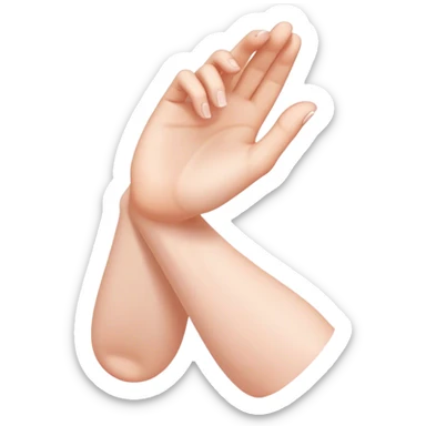 female forearms sticker