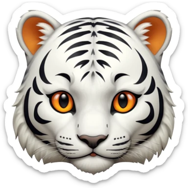 Tigre blanc sticker