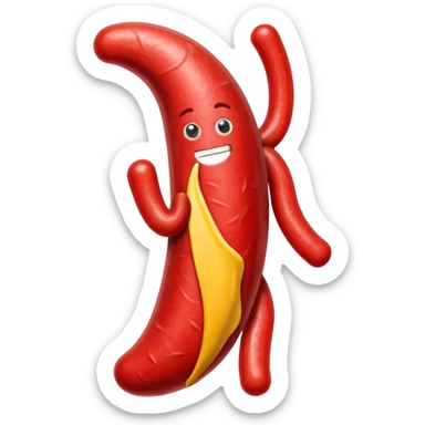 Slim Jim meat sticker