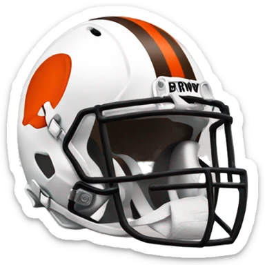 Cleveland browns helmet dawg sticker