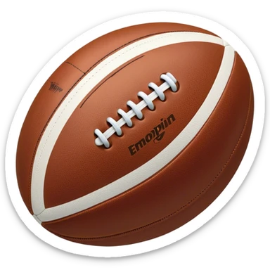 Ballon de rugby sticker
