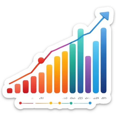 chart with no clear trend sticker