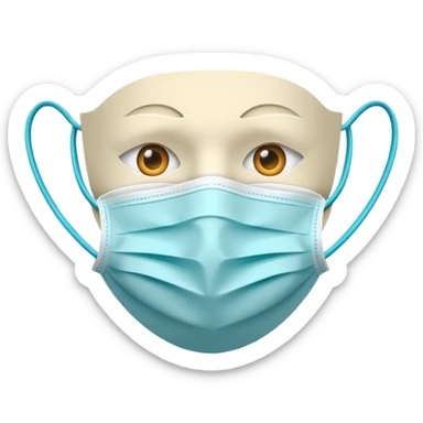 only medical mask sticker