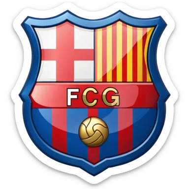 Escudo del Barcelona sticker
