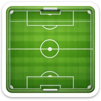 grass soccer field sticker