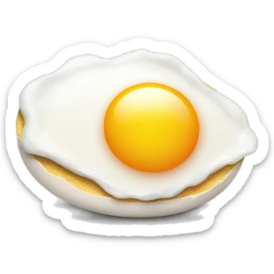 Eggs eggs hat and fried egg sticker