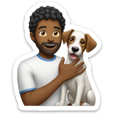 nate with dog sticker