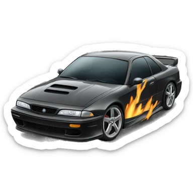 car drifting sticker