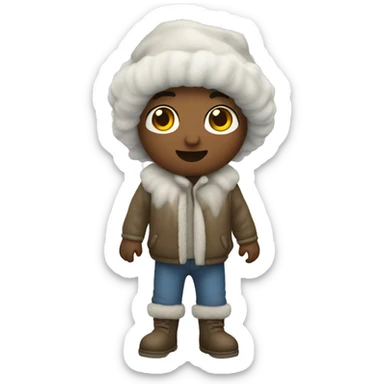 Muñeco de nieve sticker