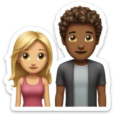 boyfriend and girlfriend  sticker