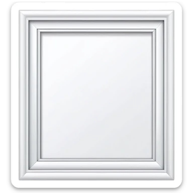 aesthetic square picture frame sticker