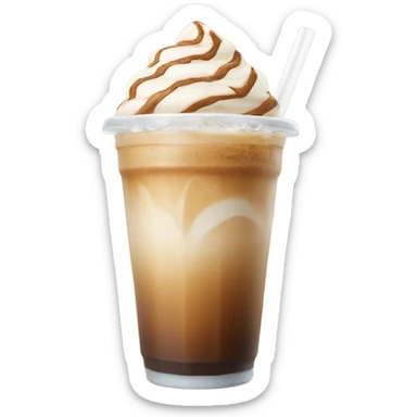 iced latte sticker