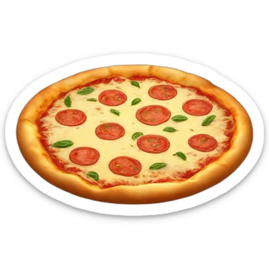 Real italian pizza very beutiful amazing sticker