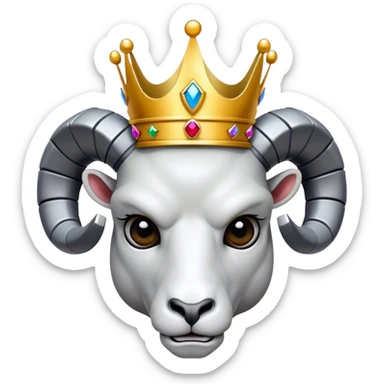 A terminator style Ram head in the  w/ a crown sticker