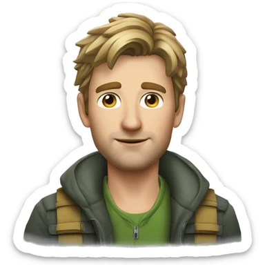 Joost klein met schoudervulling sticker