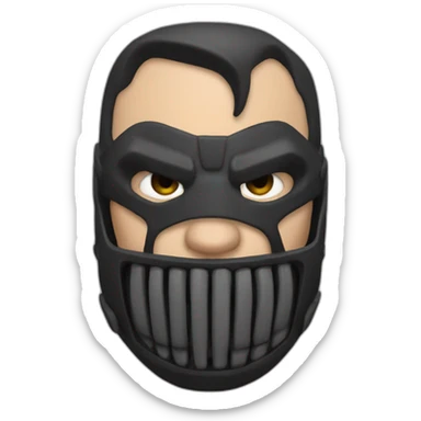Bane the dark knight  sticker