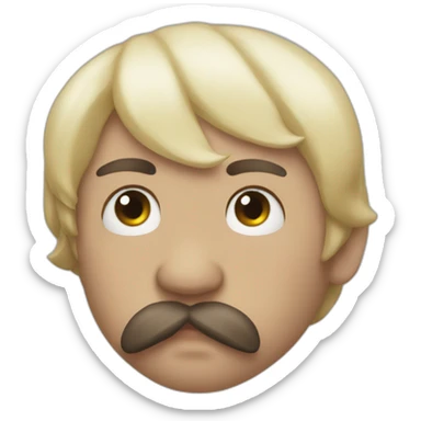 Pitin kissing cucu sticker