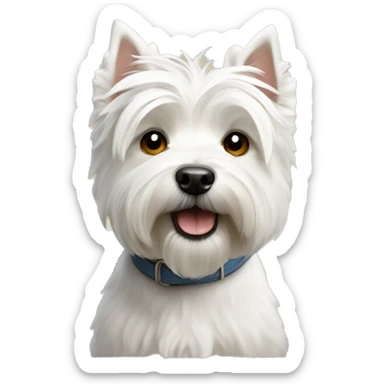 west highland white terrier sticker